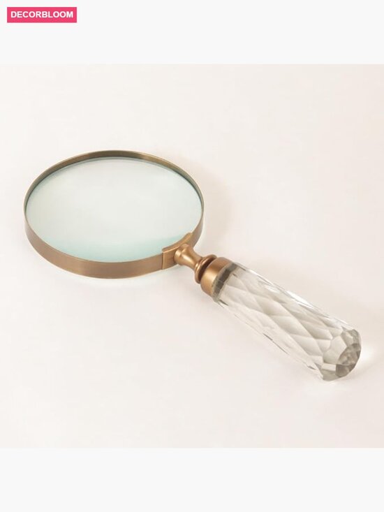 Decorative Magnifying Glass with Diamond Glass Handle Reading Aid main image 4
